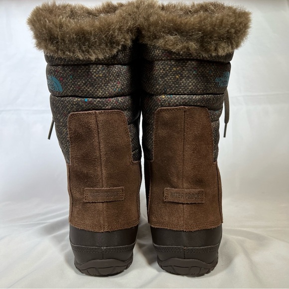 🎉HP🎉 The North Face Nuptse Purna Waterproof Faux Fur Trim Winter Boots 7 EUC - Picture 4 of 12